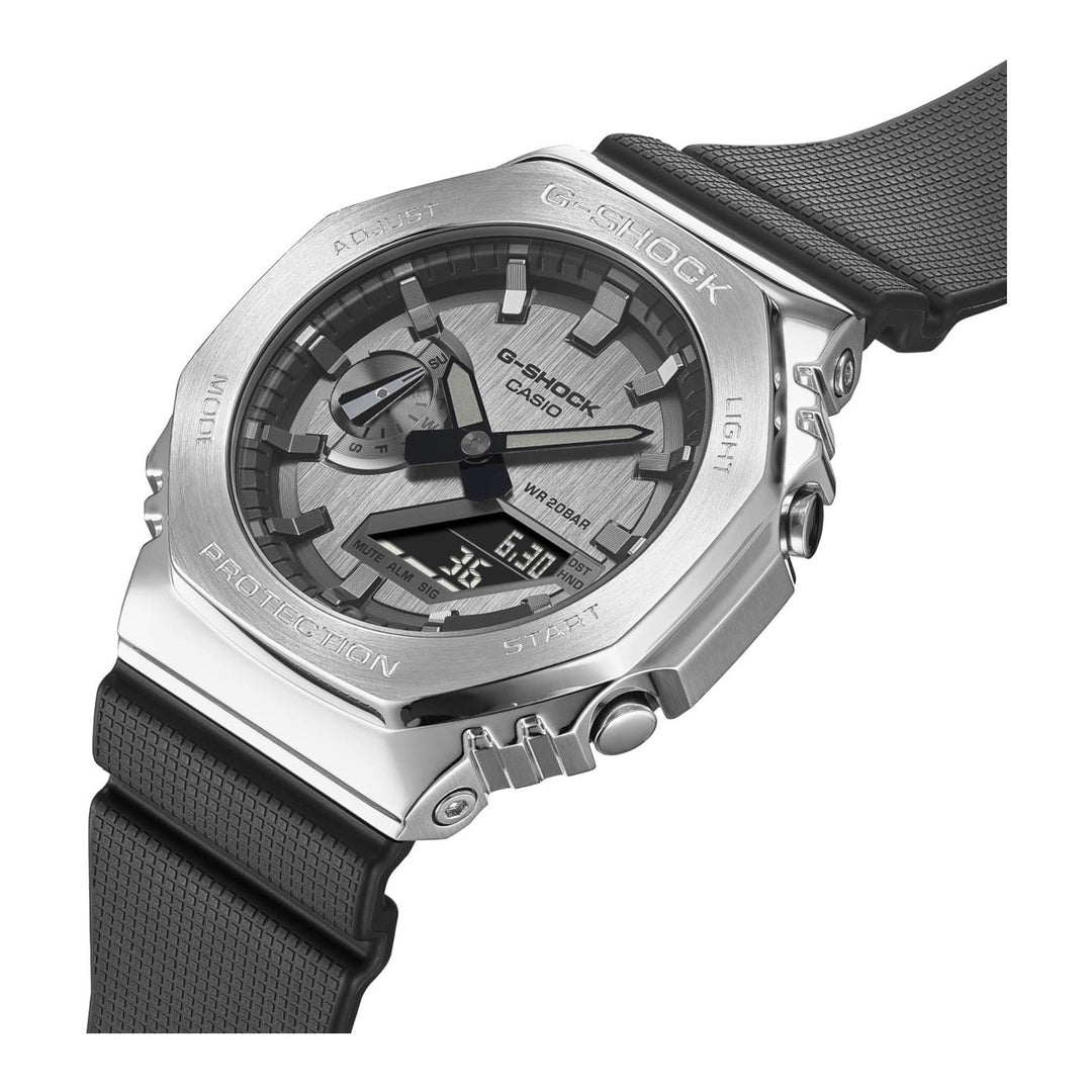 Casio G-Shock GM-2100-1AER Stainless Steel Case Resin Strap Men's Watch - mzwatcheslk srilanka