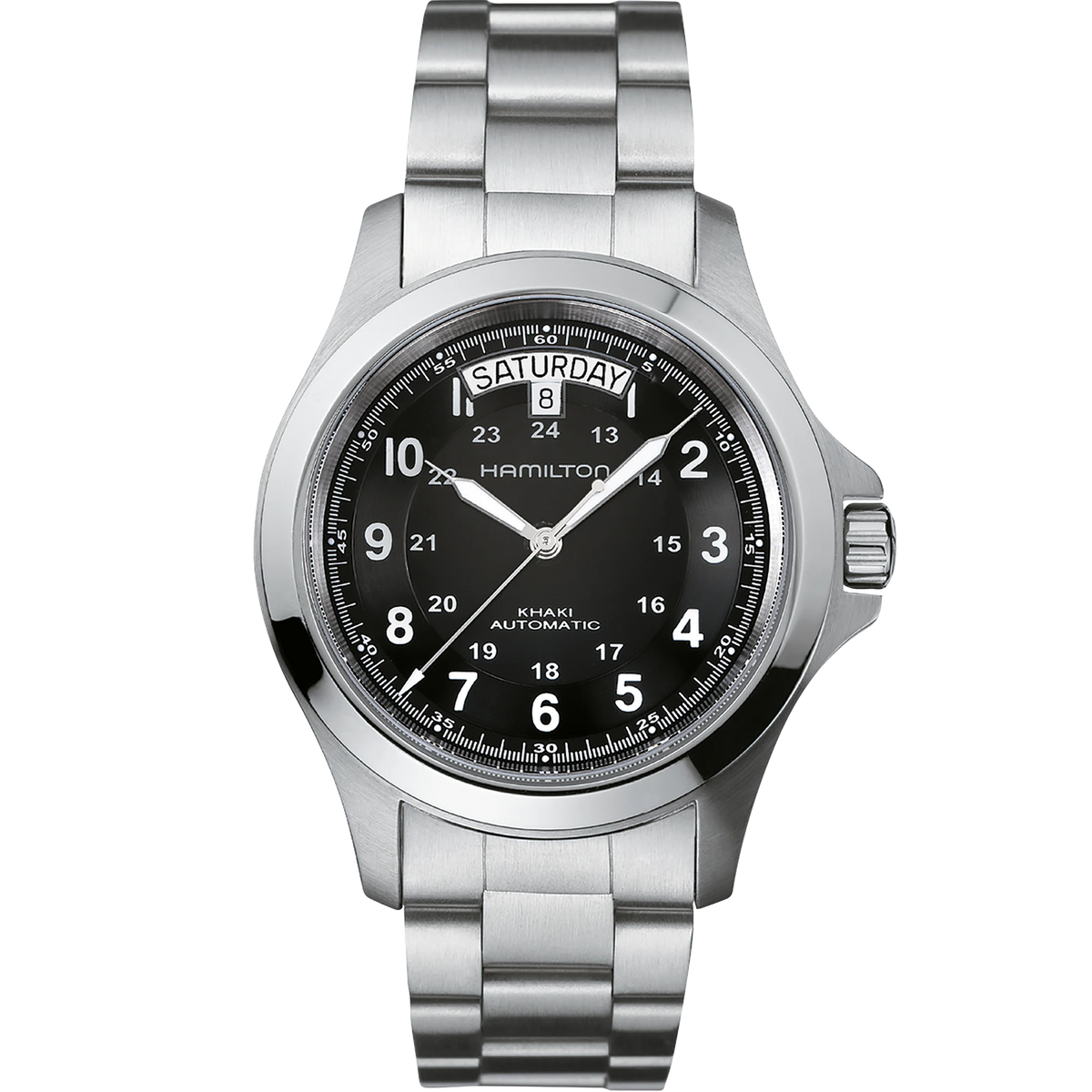Hamilton H64455133 Khaki Field King Auto Men's Sapphire Glass