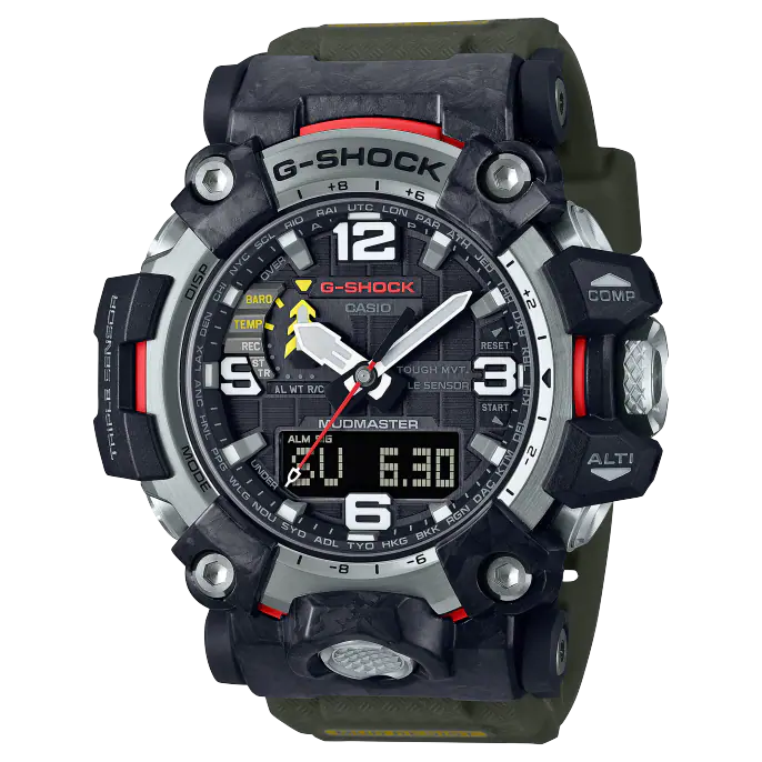 Casio G-Shock GWG-2000-1A3ER Master of G Carbon Mudmaster Men's Watch - mzwatcheslk srilanka
