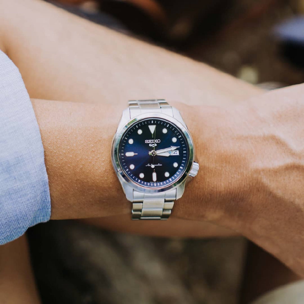 Seiko SRPE53K1 Sport Automatic Watch Blue Dial Stainless Steel