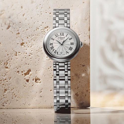Tissot T1260101101300 Bellissima Silver Dial Stainless Steel Bracelet Women’s Watch - mzwatcheslk srilanka