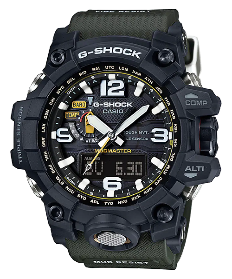 Casio GWG-1000-1A3ER Premium Mudmaster G-Shock Tough Solar RC Men's Watch - mzwatcheslk srilanka