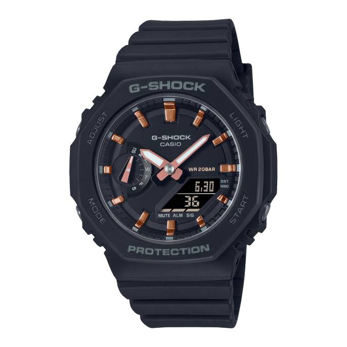 Casio Mid Sized G-Shock GMA-S2100-1AER Black Resin Strap Black Dial Women's Watch - mzwatcheslk srilanka