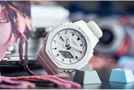 Casio Mid Sized G-Shock GMA-S2100-7AER White Resin Strap White Dial Women's Watch - mzwatcheslk srilanka