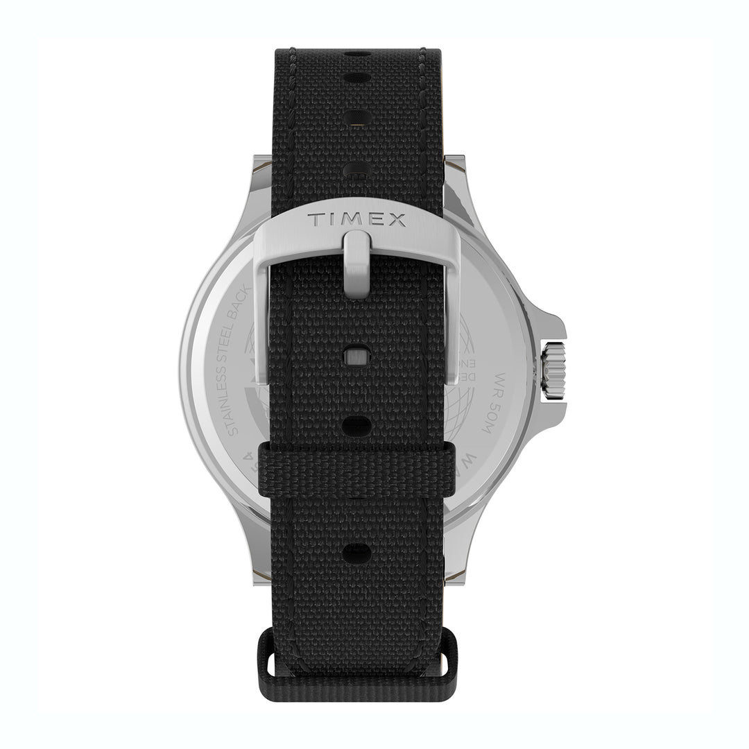 Timex TW2V27000 Harborside Black Dial Black Textile Strap Men's Watch - mzwatcheslk srilanka