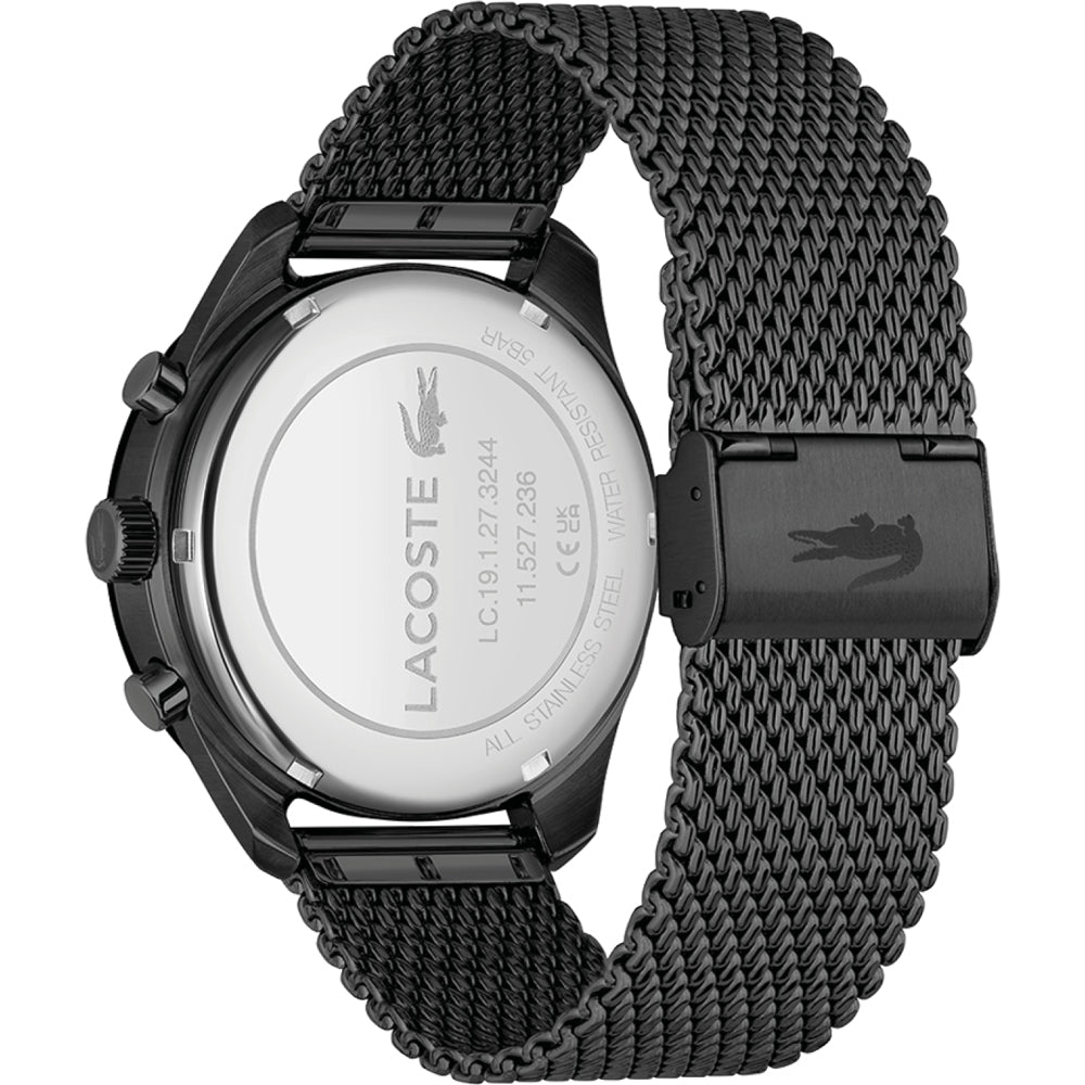 Lacoste 2011162 Boston Black Dial Black Mesh Bracelet Men's Watch - mzwatcheslk srilanka