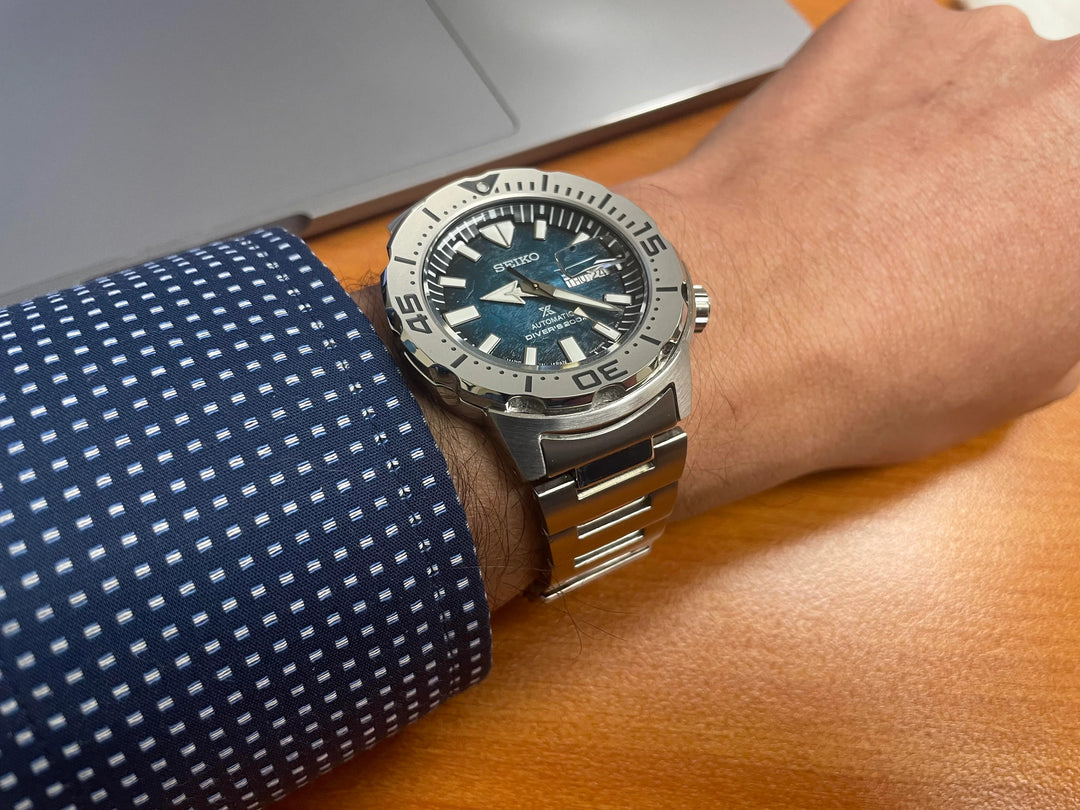 Seiko SRPH75K1 Prospex Antarctica Monster ‘Save The Ocean' Special Edition Men's Watch - mzwatcheslk srilanka