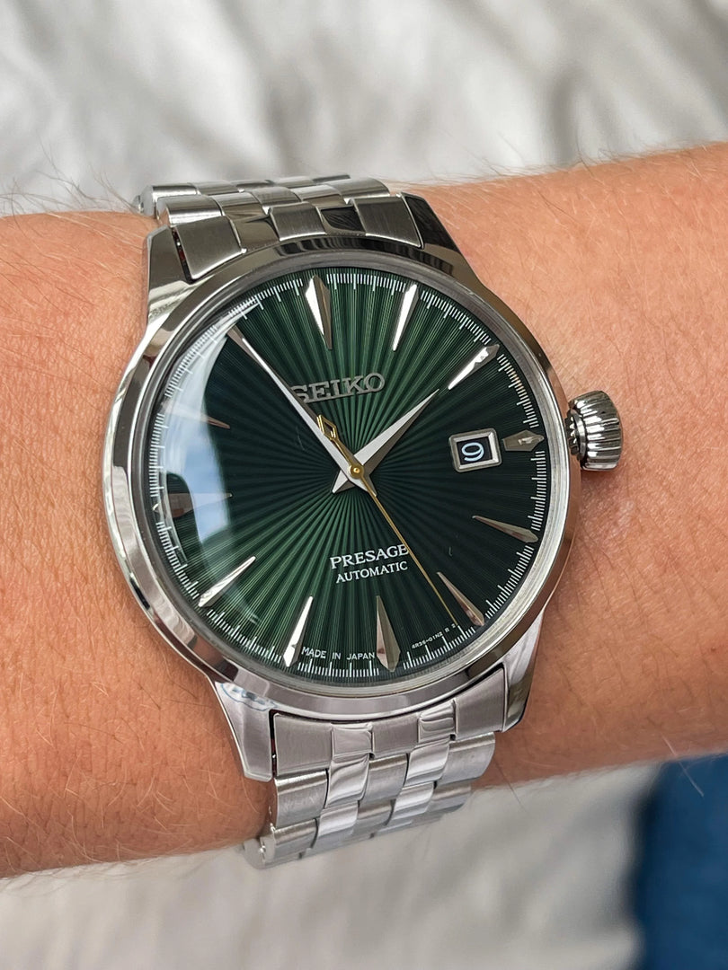 Seiko SRPE15J1 Presage Cocktail Time ‘Mockingbird’ Men's Watch - mzwatcheslk srilanka