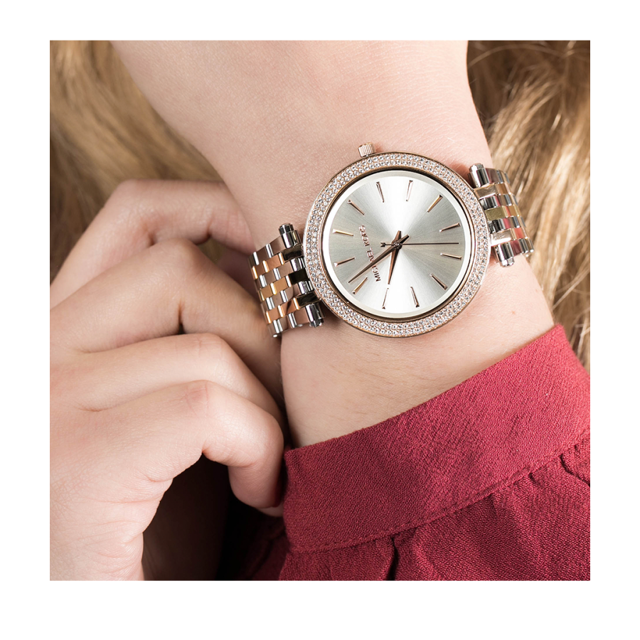 Michael Kors MK3203 Darci Three Tone Stainless Steel Women's Michael Kors MK3203 Darci Three Tone Stainless Steel Women's
