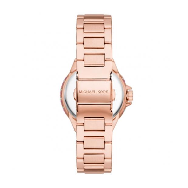 Michael Kors MK7273 Camille Rose Gold toned Crystal Set Bezel Women's Watch - mzwatcheslk srilanka