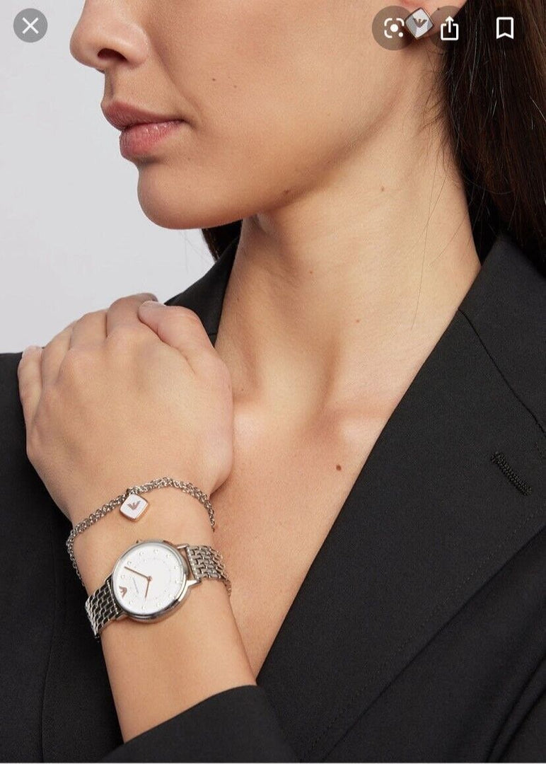 Emporio Armani AR80023 Gift Set Steel Bracelet Women's Watch - mzwatcheslk srilanka