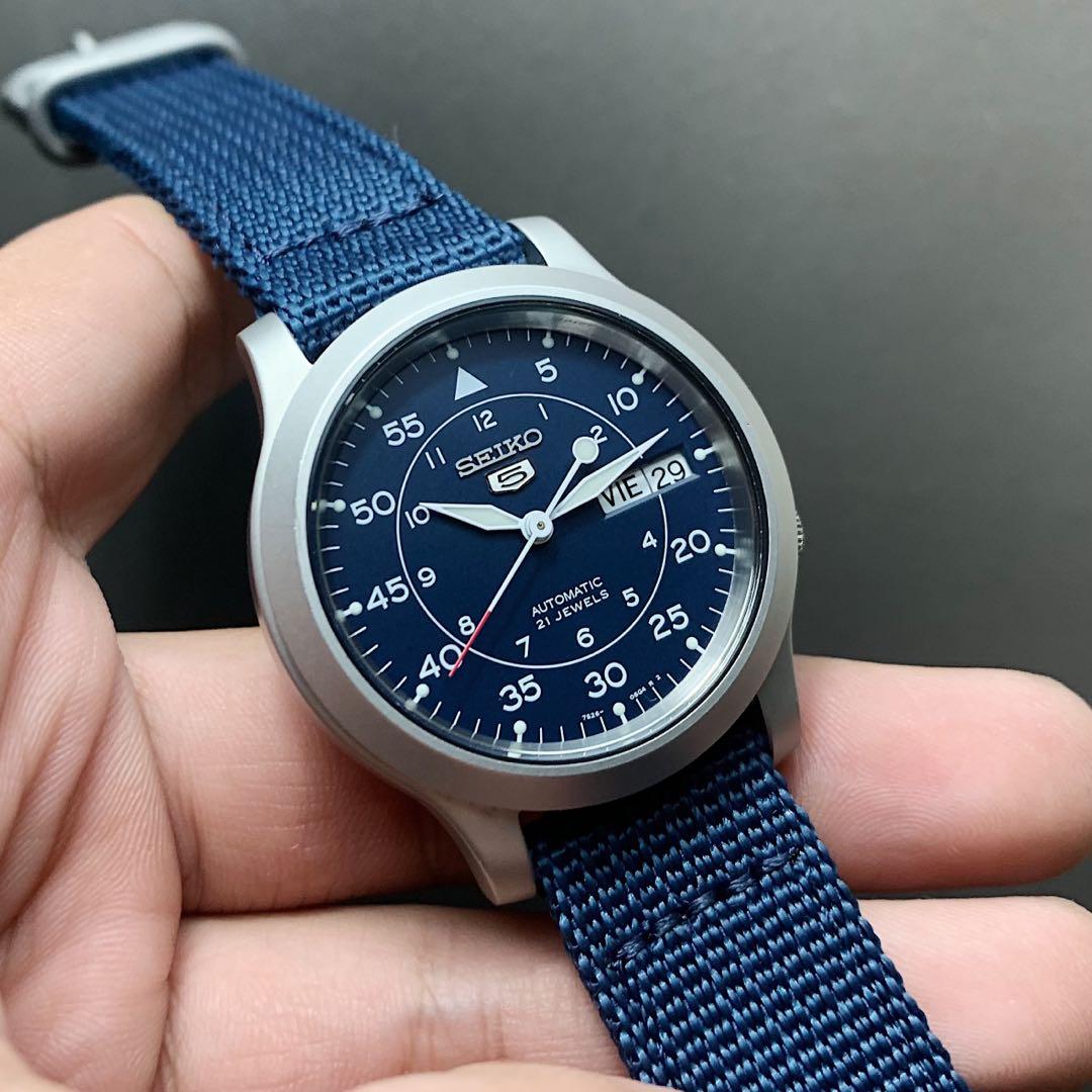 Seiko 5 SNK807K2 Military Automatic Men's Watch - mzwatcheslk srilanka
