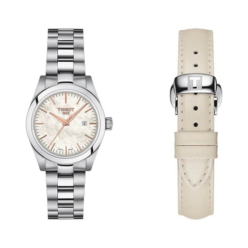 Tissot T-My Lady T1320101111100 Interchangeable strap Quartz Mother of Pearl Women’s Watch - mzwatcheslk srilanka