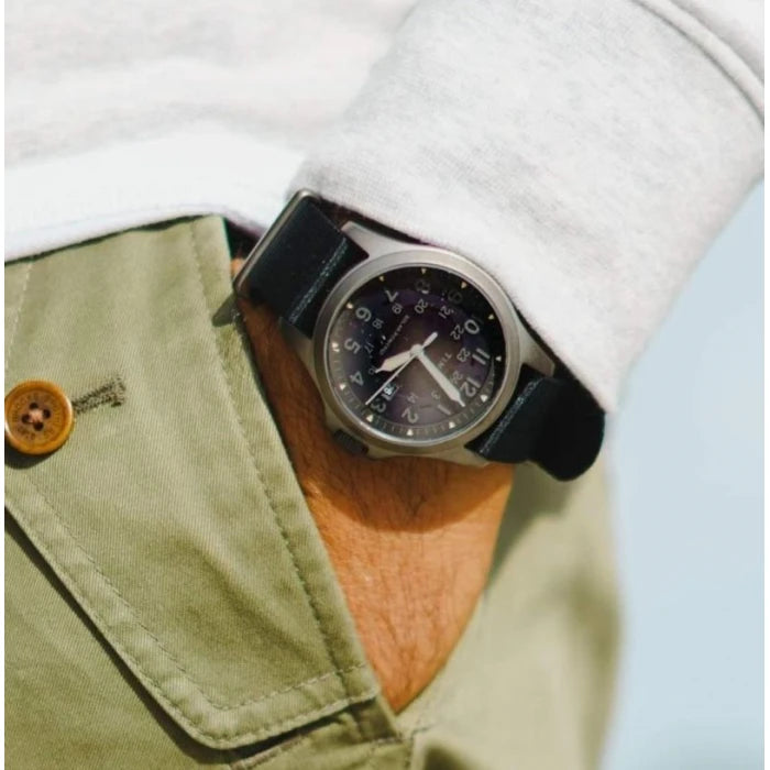 Timex Expedition TW2V03800 North Field Solar 41mm Black Dial Black Fabric Strap Men's Watch - mzwatcheslk srilanka
