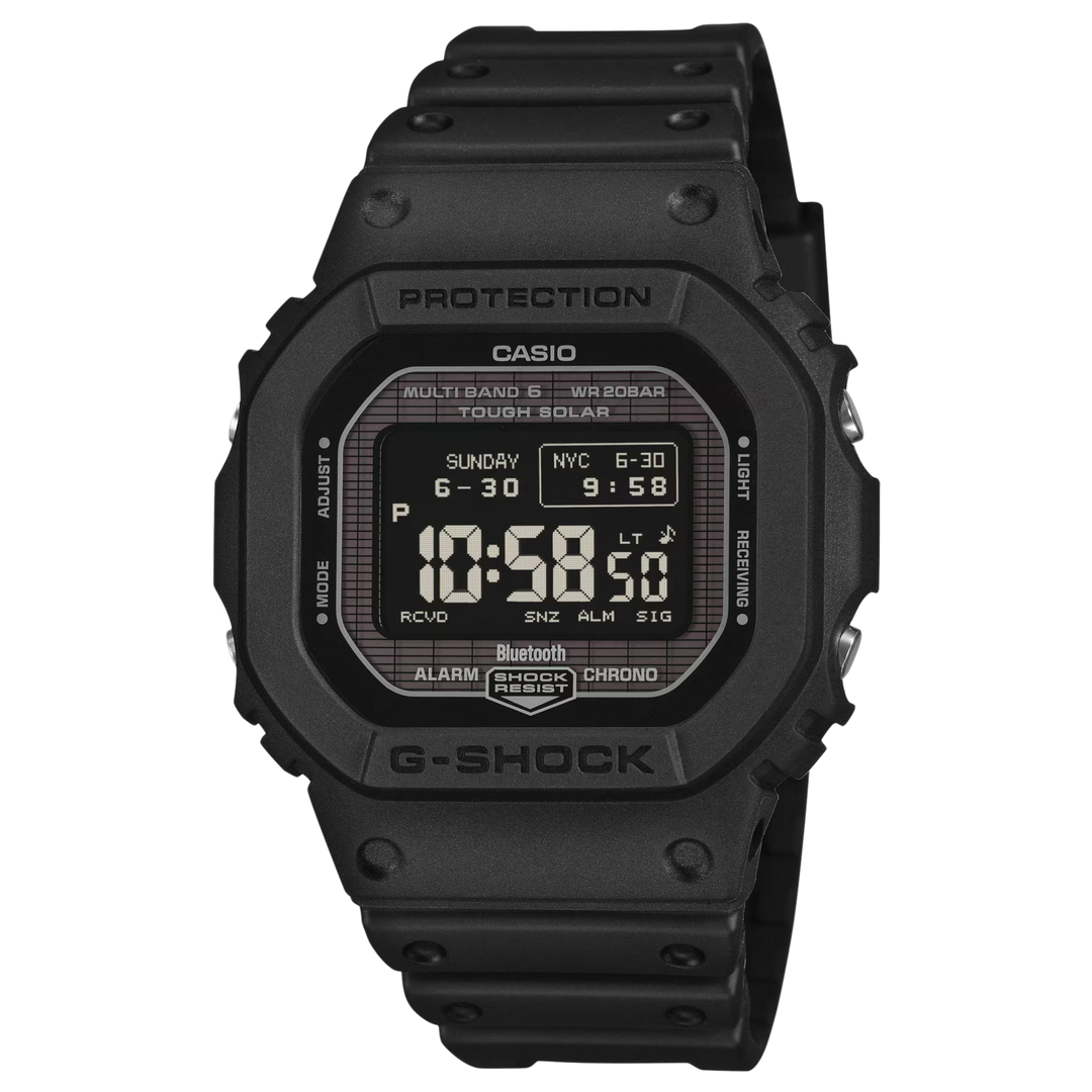 Casio G-Shock GW-BX5600-1A1 Bluetooth® Multi Band 6 Tough Solar Black Stainless Steel / Resin Band Men's Watch