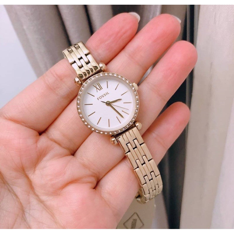 Fossil Tillie BQ3503 Mini Three-Hand Gold-Tone Stainless Steel Women's Watch