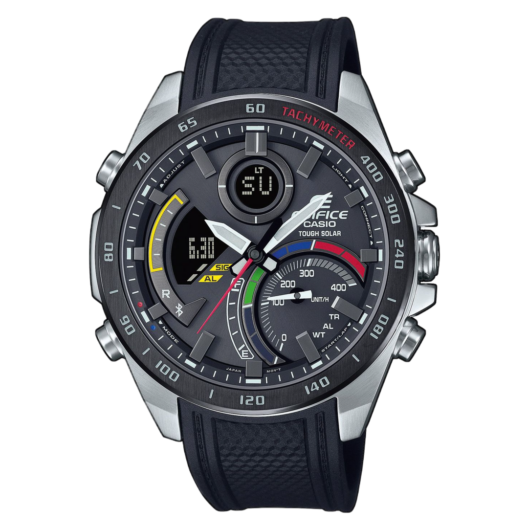 Casio ECB-900MP-1AEF Edifice Chronograph Bluetooth Solar Multi colour series Rubber Strap Men's Watch