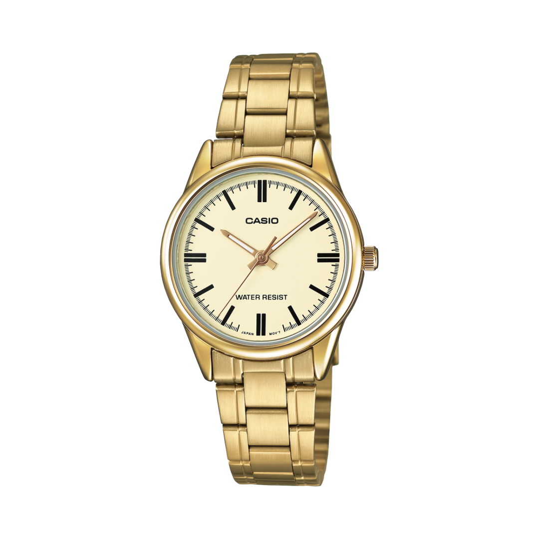 Casio LTPV005G-9A Gold Stainless Steel Women’s Watch