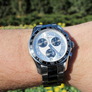 Victorinox Swiss Army Chrono Classic 241495 (41mm) Panda Dial / Stainless Steel Bracelet Men's Watch