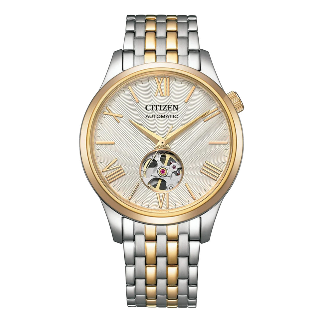 Citizen Mechanical NH9136-88A Open Heart – Two Tone Men’s Watch