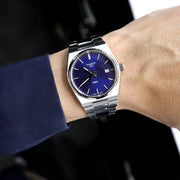 Tissot PRX T1372101104100 35mm Blue Dial Stainless Steel Bracelet  Unisex Watch