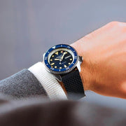 Seiko 5 Sports SRPD71K2 Suits Automatic Blue Dial Black Rubber Men's Watch