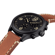 Tissot T1166173605700  T-Sport Chrono XL Quartz Brown Leather Strap Chronograph Men's Watch