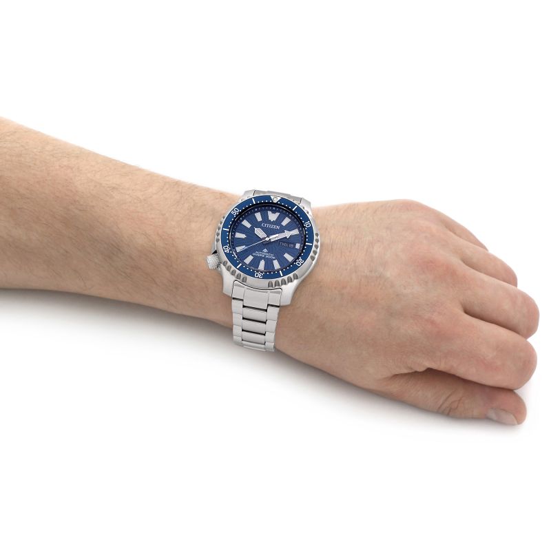 Citizen NY0136-52L Promaster Diver Automatic 44mm Blue Dial Stainless Steel Bracelet Men’s Watch