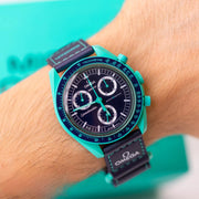 Omega x Swatch Mission on Earth: Polar Lights SO33L103 Speedmaster Chronograph ‘Popular’ Men’s Watch