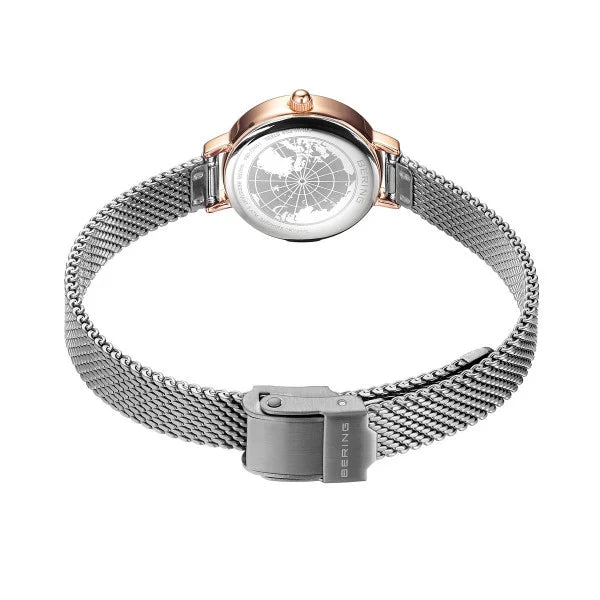 Bering 11022-064-LOVELY-2-GWP Classic Gift Set Silver Dial Stainless Steel Bracelet Women’s Watch