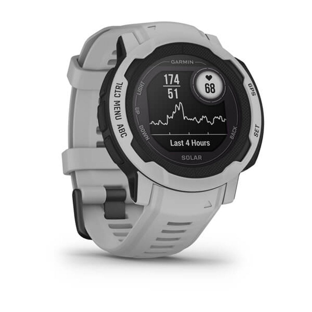 Garmin 010-02627-01 Instinct 2 Solar Mist Grey Silicone Strap Men's & Women's Watch - mzwatcheslk srilanka