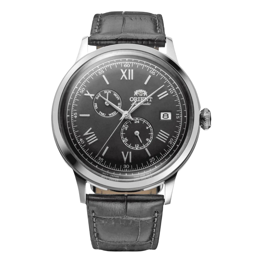 Orient Bambino RA-AK0704N10B Version 8 Multi-function Automatic 40mm  Leather Strap Men's Watch
