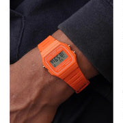 Casio Vintage F-91WC-4A2EF (35.2mm) Digital Dial / Orange Resin Unisex Watch