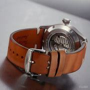 Bauhaus Aviation Tornado Automatic (42mm) Blue Dial / Brown Leather Strap 2764-3 Men's Watch