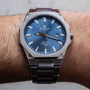 Casio Edifice EFR-S108D-2A Slim Analogue (40mm) Sapphire Crystal Blue Dial / Stainless Steel Men's Watch