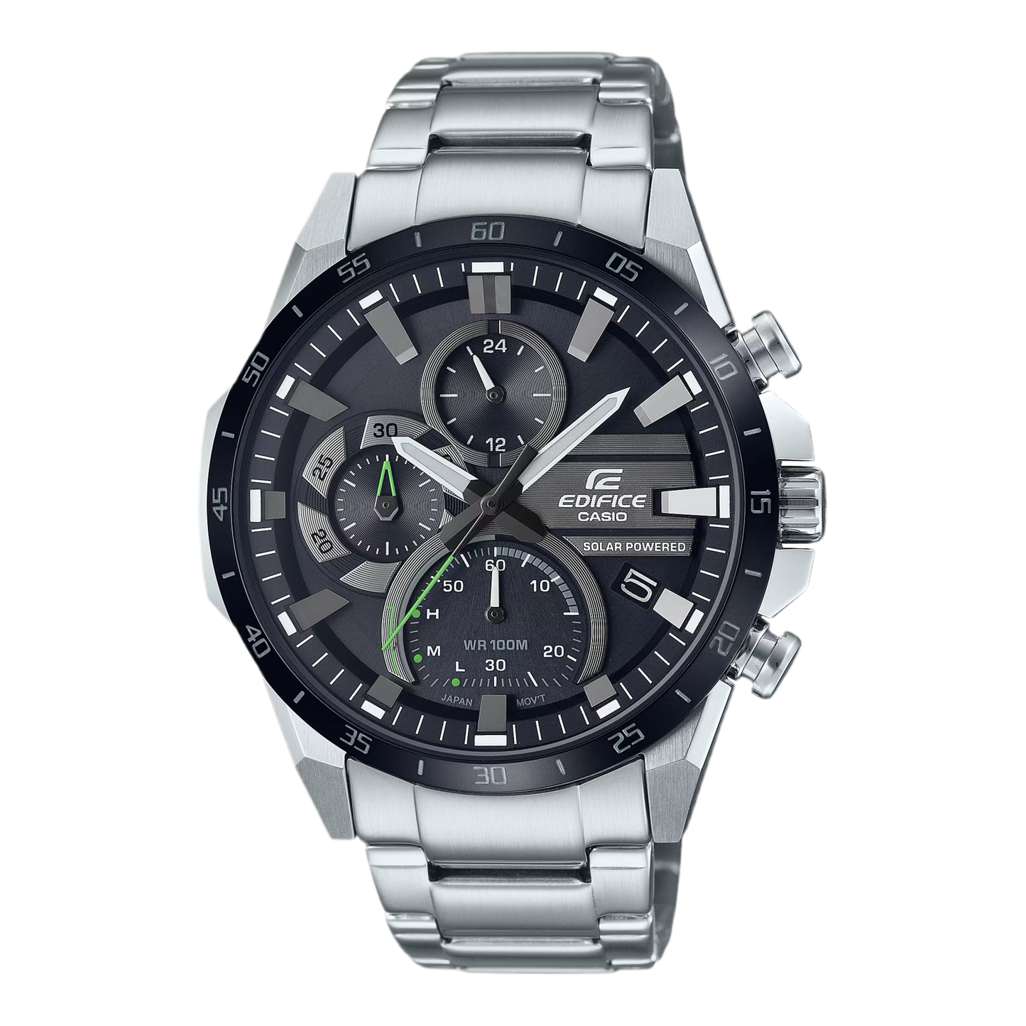 Casio Edifice Solar Powered Chronograph Analog EQS-940DB-1AV with Battery Level Indicator Men's Watch