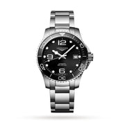 LONGINES L37804566 HydroConquest 39mm Automatic Black Sunray Dial Men's Watch - mzwatcheslk srilanka