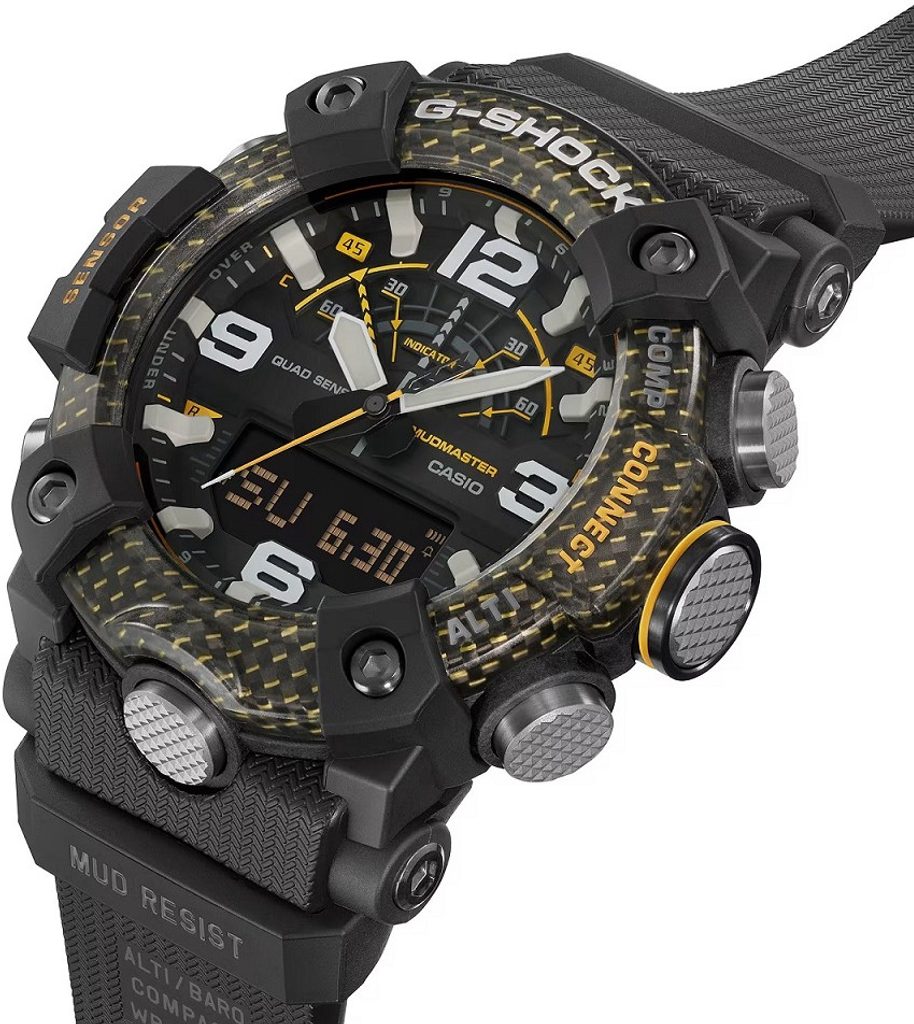 Casio GG-B100Y-1AER G-Shock Master of G Mudmaster Armour Jacket Series Black Resin Strap Men's Watch