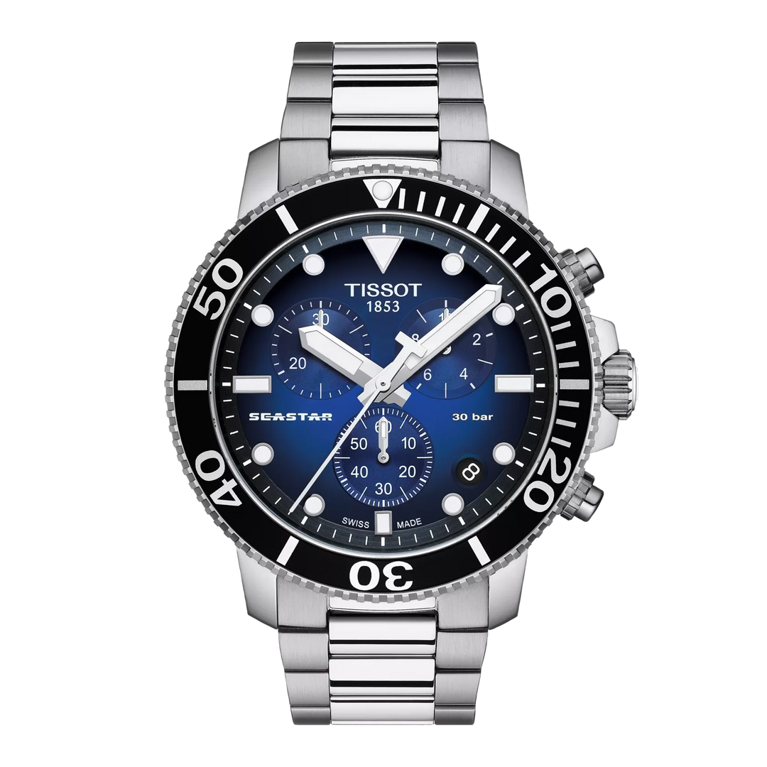 Tissot T1204171104101  Seastar 30 bar 1000 Chrongraph Men's Watch