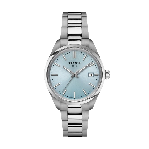 Tissot T1502101135100 PR 100 34mm Blue Dial Stainless Steel Bracelet Women’s Watch