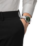 Tissot T1504101109100 PR 100 40mm Green Dial Stainless Steel Bracelet Men's Watch