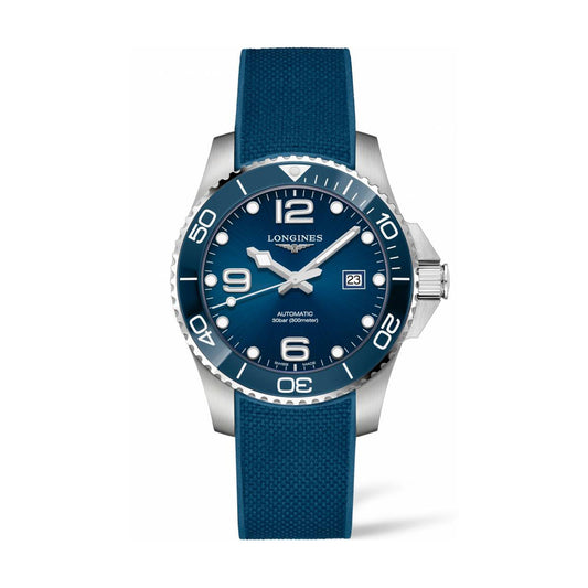 LONGINES L37814969 HydroConquest Blue Strap Automatic 41mm Men's Watch - mzwatcheslk srilanka