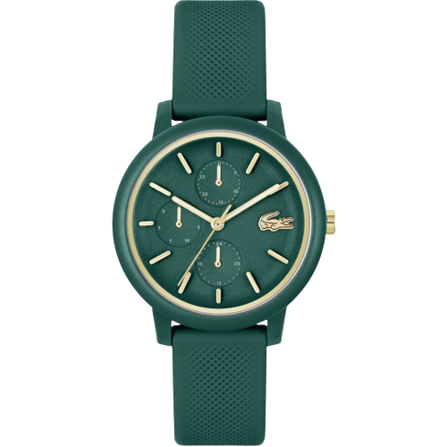 Lacoste 2001329 12.12 38mm Green Dial Green Silicone Strap Women's Watch