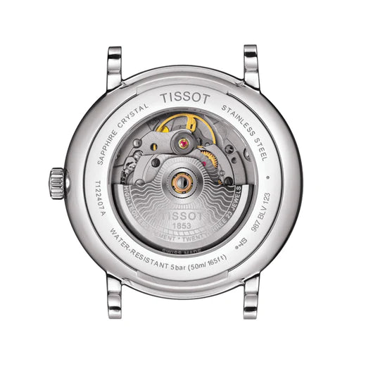 Tissot T1224071105100 Carson Premium Powermatic 80 Automatic Black Steel Men's Watch
