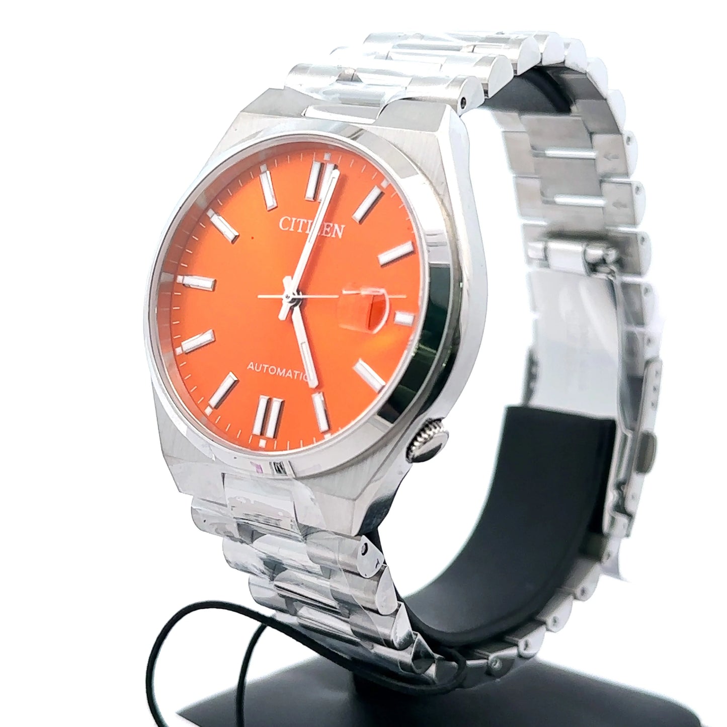 Citizen NJ0151-53Z Tsuyosa Automatic 40mm Sunray Orange Dial Stainless Steel Bracelet Men’s Watch