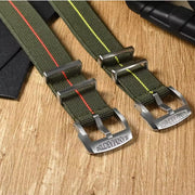 San Martin Canvas Nylon/NATO Strap 20mm and 22mm Pilot Military Watch Band Universal Type