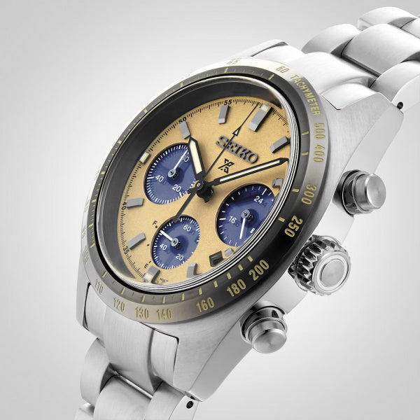 Seiko ‘Coffee’ SSC817P1 Prospex Speedtimer 1969 Reissue Solar Chronograph Men's Watch