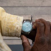 Orient Bambino RA-AC0M14L Sky Blue (Limited Edition), Leather Strap 38mm Automatic Men's Watch