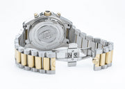 Roamer 220837 48 45 20  Rockshell Mark III Chrono Blue Dial Gold IP Bi Colour Bracelet Men's Watch