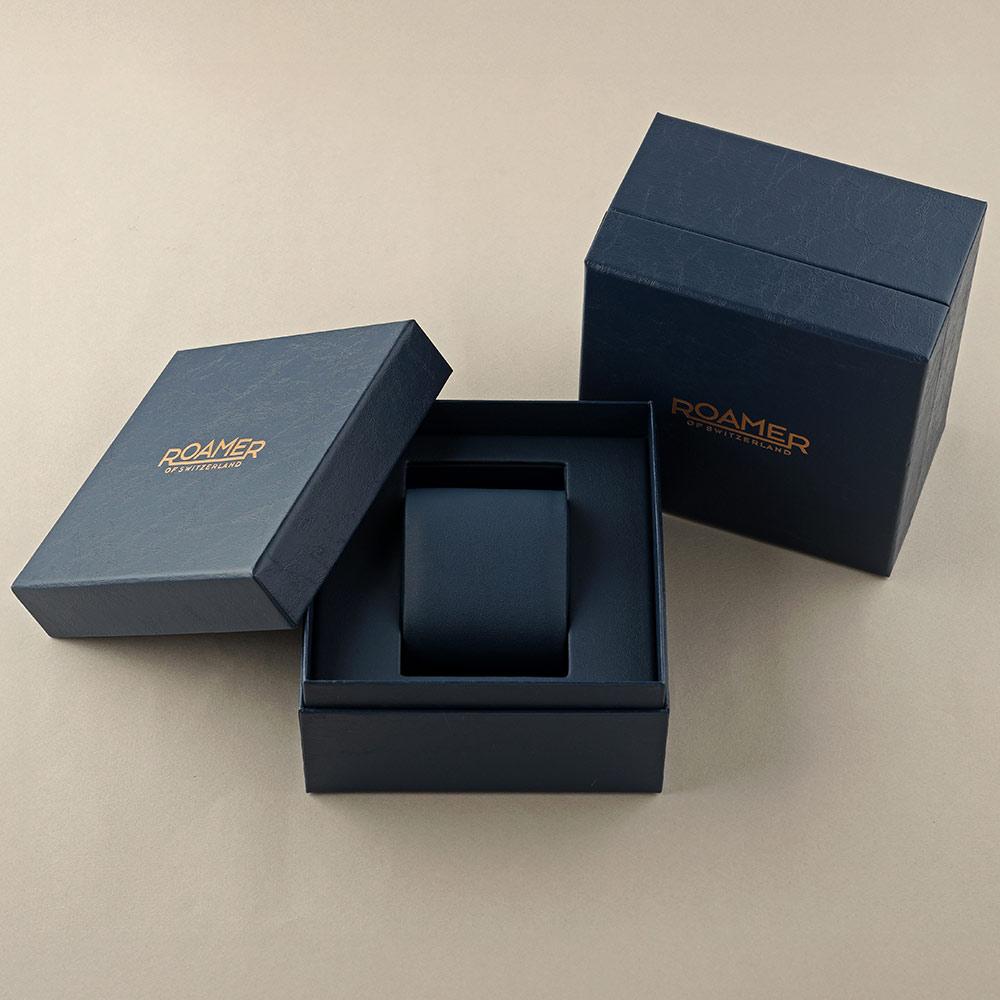 Roamer Classico 971857 41 45 05 Quartz (30mm) Blue Dial / Blue Leather Strap Women's Watch